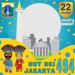 4. Bingkai Twibbon Perayaan Ulang Tahun Kota Jakarta