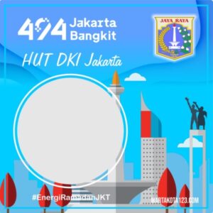 14. Bingkai Twibbon HUT DKI Jakarta 2021